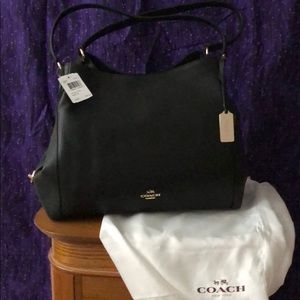 Coach Pebble Leather Eddie